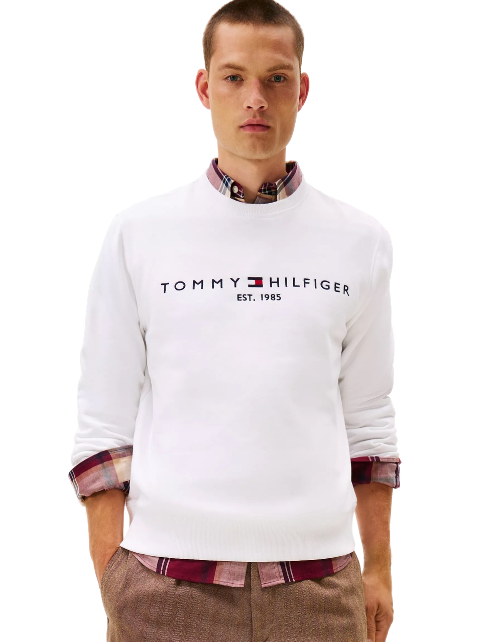 Embroidered Tommy Logo Sweatshirt