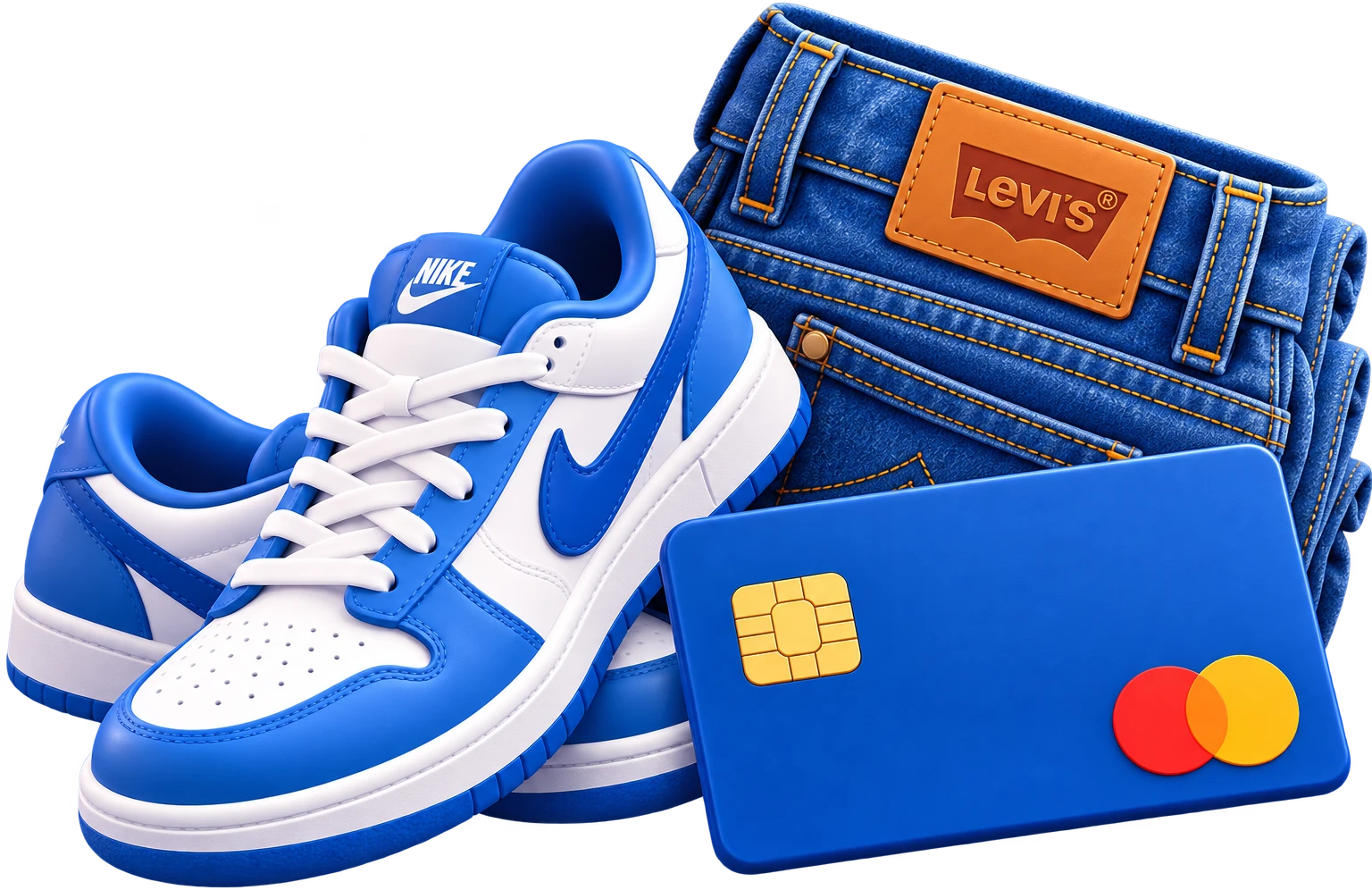 Buyout of sneakers and jeans from the US with payment by US card
