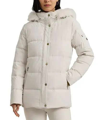 Lauren Ralph Lauren - Hooded Down Jacket with Faux Fur
