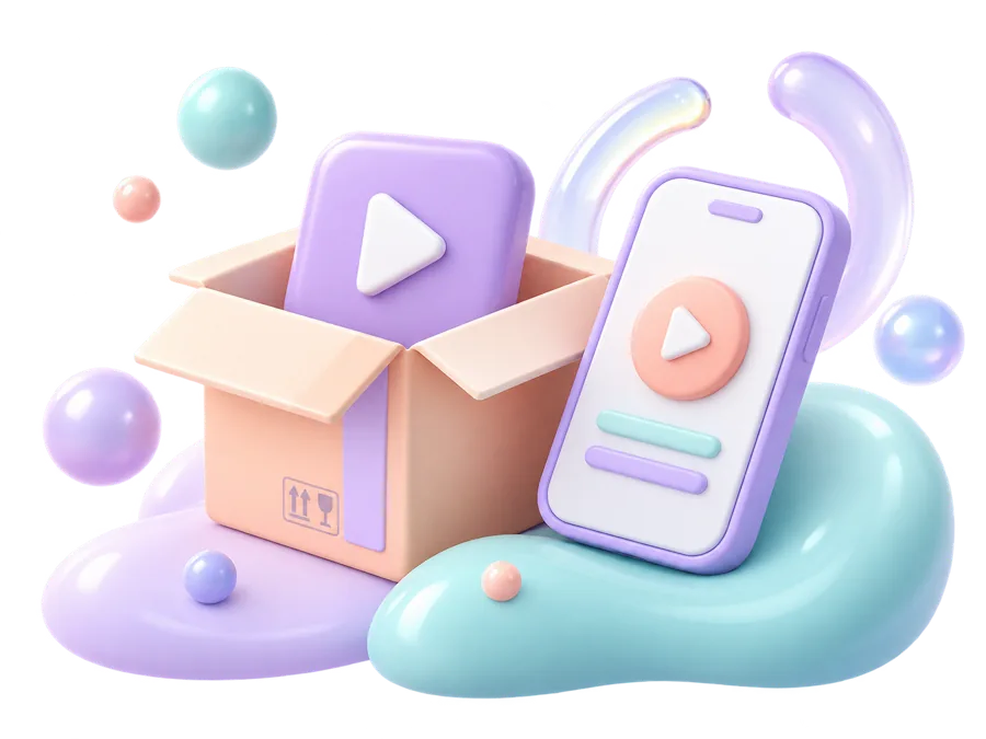 Parcel unboxing video