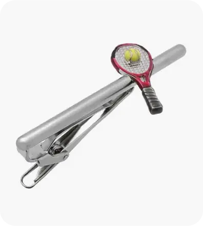 Галстук-зажим Crossed Rackets Tie-Pin