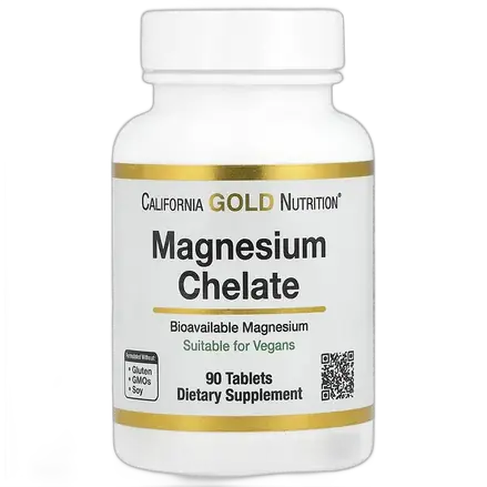 California Gold Nutrition хелат магния с кальцием