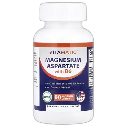 Vitamatic аспартат магния с B6 90 капсул